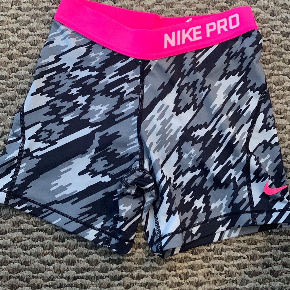 Kids Nike pros gray and pink